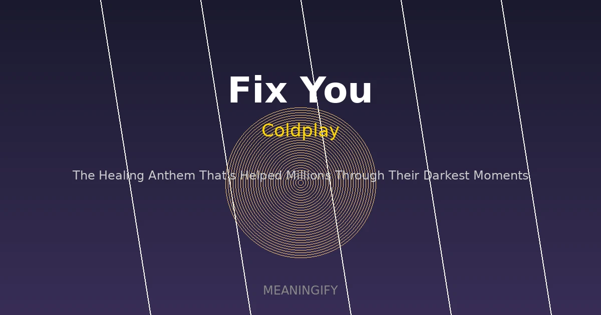 The Heartbreaking True Story Behind ‘Fix You’ by Coldplay