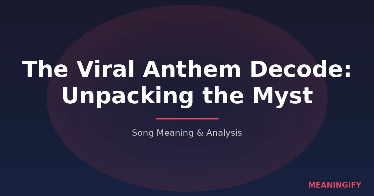 The Viral Anthem Decode: Unpacking the Mystery Behind “sigma boy”